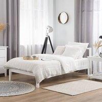 Wyld and Coco White Pine Bed Frame EU Single 3ft Slatted Base
