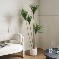 Wyld and Coco 165cm Artificial Indoor Tree with Green Plastic Leaves