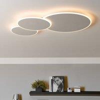 Wyld and Coco Ceiling Lamp - Round White Acrylic Shade Dimmable LED