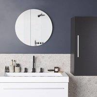 Wyld and Coco Black Wall Bathroom Cabinet 88 x 40 x 35 cm