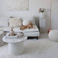 Wyld and Coco Copper Floor Lamp 158 cm Glossy Round Shade