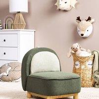 Wyld and Coco Triceratops Nursery Chair Dark Green