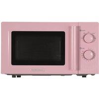 Hamilton Beach Miami Manual 800W Microwave - Flamingo Pink HBMX20F