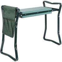 Nordara Folding Garden Kneeler Seat Stool with Tool Bag in Green