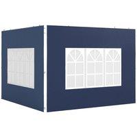 Nordara Blue-2 Pack Gazebo Side Panels Replacement in Blue | Size: 100 cm x 80 cm