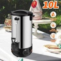Nordara 10L Stainless Steel Commercial Electric Hot Water Boiler Catering in Silver