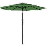 Nordara 3 Tier Roof Outdoor Garden Parasol Adjustable Tilt Sun Shade Green | Size: 100 cm x 60 cm