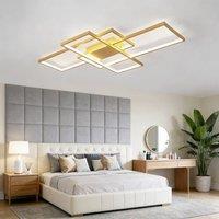 INMTFEI Modern Gold Geometric LED Ceiling Light
