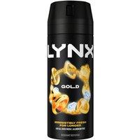 Lynx Men's Body Spray Gold 48-H High Definition Fragrance Deo For Men, 150ml in Black
