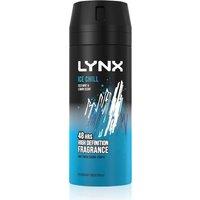 Lynx Men's Body Spray Ice Chill 48-H High Definition Fragrance Deo For Men, 150ml in Black