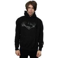 DC Comics Men's Batman v Superman Logo Print Hoodie in Black | Size: Large