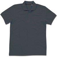 Stedman Stars Men's Harper Cotton Polo in Black | Size: XL