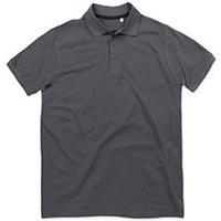 Stedman Stars Men's Harper Cotton Polo in Mid Grey | Size: 2XL