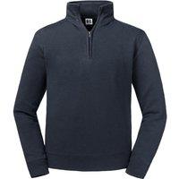 Russell Men's Authentic Quarter Zip Sweatshirt in Navy | Size: 4XL