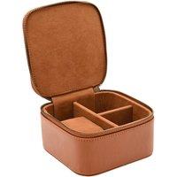Harvey Makin Men's Travel Watch & Jewellery Case in Brown
