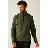 Regatta Men's Thompson Lightweight Half Zip Fleece in Green | Size: Medium