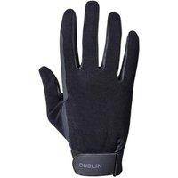 Dublin Men's All Season II Riding Gloves in Black | Size: 7