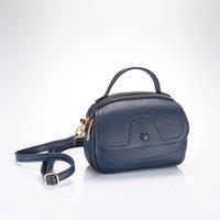 Amelie Di Santi Women's Navy RFID Crossbody Bag with Zip Pockets & Adjustable Strap