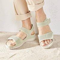 Amelie Di Santi Women's Women's Adjustable Comfort Sandals with Cushioned Sole, Sizes 4 - 8 in Light Green | Size: 7