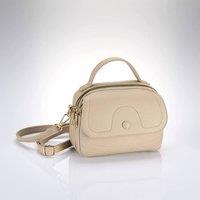 Amelie Di Santi Women's Sand RFID Crossbody Bag with Zip Pockets & Adjustable Strap in Light Sand