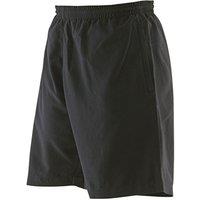 Finden & Hales Women's Microfibre Shorts in Black | Size: 14