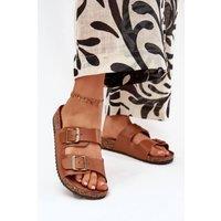 Love Lace Women's Cork Platform Sandals with Contoured Suede Insole Comfort Fit in Brown | Size: 6.5