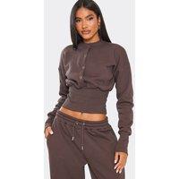 EGO Women's Long Sleeve Sweatshirt in Brown | Size: 4
