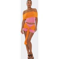 EGO Women's Tie Drape Mini Shorts in Pink | Size: 8