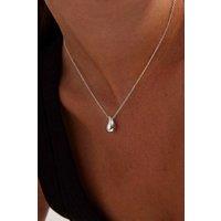 Serla Women's Silver Waterdrop Necklace