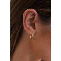 Serla Women's Gold Hoop Earrings
