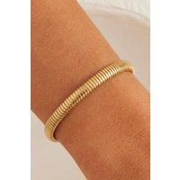Serla Women's Gold Plated Snake Bangle