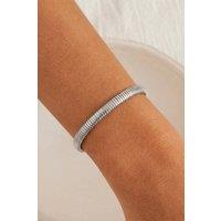 Serla Women's Silver Snake Bangle