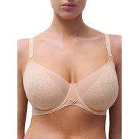 Chantelle Women's Pure Lace Covering Moulded Bra in Beige | Size: 36B