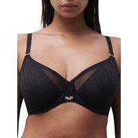 Chantelle Women's Pure Lace Covering Moulded Bra in Black | Size: 38C