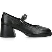 STEVE MADDEN Women's 'Lisbon Black Leather' Leather Heels | Size: 7