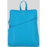 Ashwood Leather Women's 'Westminster' Real Leather Backpack in Bright Blue