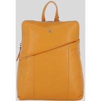 Ashwood Leather Women's 'Westminster' Real Leather Backpack in Yellow