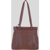 Ashwood Leather Women's 'Arklow' Classic Real Leather Shoulder Bag in Light Brown