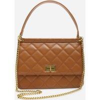 Where's That From Women's Arisbeth Quilted Cross Body Shoulder Bag in Tan