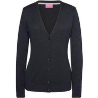 Brook Taverner Women's Augusta V Neck Cardigan in Black | Size: XL