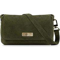 Apatchy London Women's The Maisie Mini Suede Bag in Olive