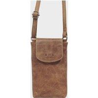Real Hide Bags Women's 'THEA' Real Leather Mobile Phone Crossbody Bag in Tan