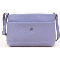 Assots London Women's SANDRA' Soft Full Grain Real Leather Crossbody Bag in Lilac