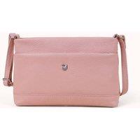Assots London Women's SANDRA' Soft Full Grain Real Leather Crossbody Bag in Peach