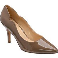 Lotus Women's 'Meg' Pointed-Toe Court Shoes in Taupe | Size: 5