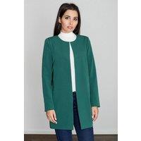 Love Lace Women's Delicate Satin Finish Feminine Coat Style 111123 in Green | Size: Small