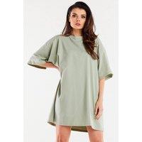 Love Lace Women's Wide Day Dress Made in Poland in Green