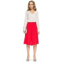 Love Lace Women's Smooth Airy Blouse with Essential Neckline in Beige | Size: Medium
