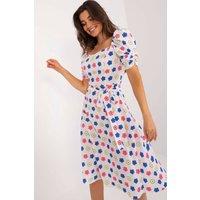 Love Lace Women's Youth Summer Floral Fit & Flare Dress in White | Size: 38
