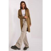 Love Lace Women's Soft Cotton Openwork Long Sleeve Cardigan in Green